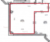 офис 59.3 кв м, этаж 7/10 Розы Люксембург 22