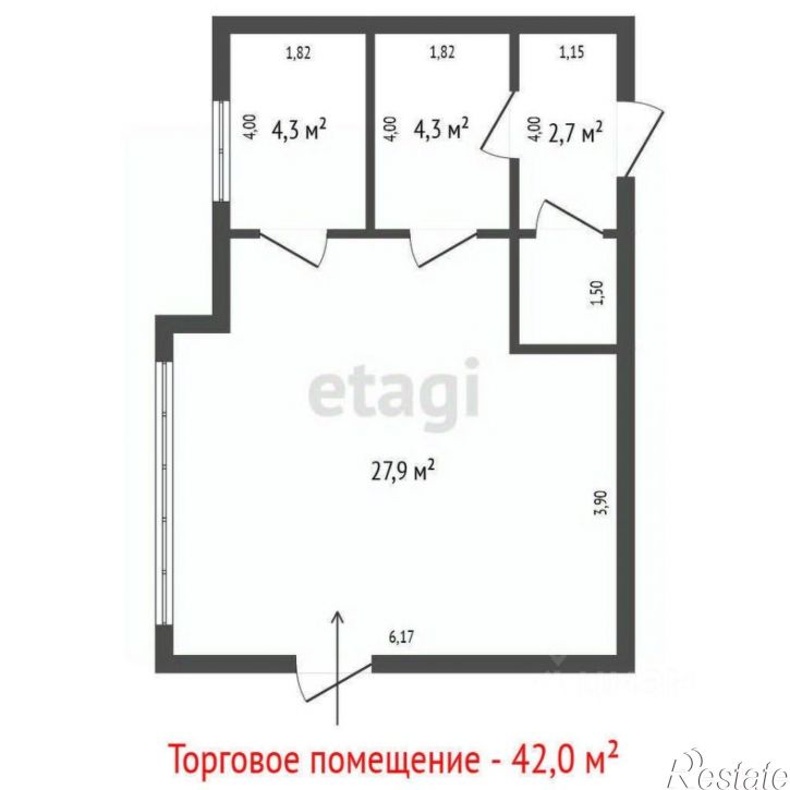 Торговое помещение ул Самстроя, 1,  д. 1