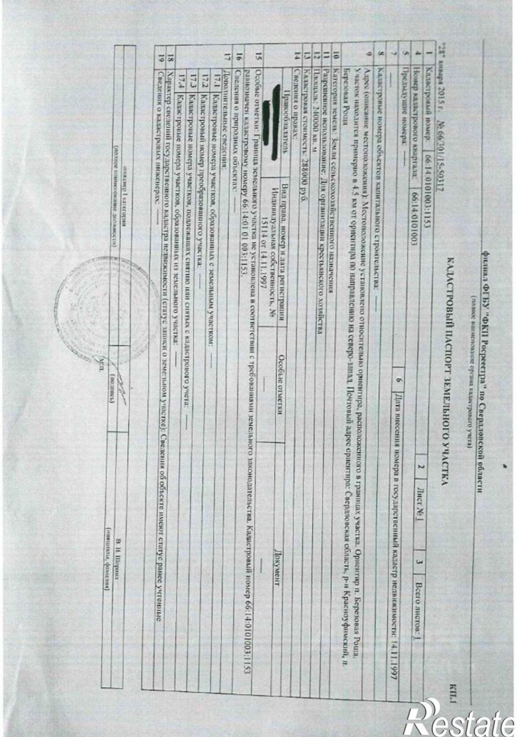 Земельный участок